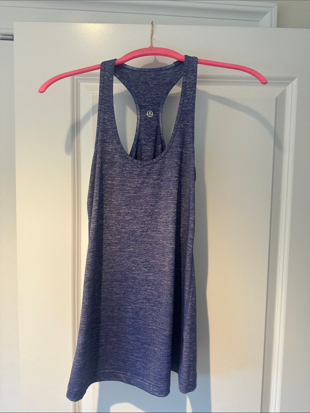 lululemon athletica Heathered Blue Racerback Tank